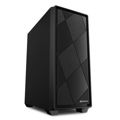 Sharkoon VS8, Midi Tower, PC, Schwarz, ATX, micro ATX, Mini-ITX, Metall, 15,8 cm