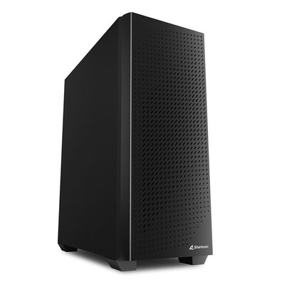 Sharkoon VS9, Midi Tower, PC, Schwarz, ATX, micro ATX, Mini-ITX, Metall, 15,8 cm