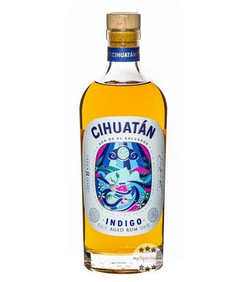 Cihuatán Rum Indigo 8 Jahre (, 0,7 Liter) (40 % Vol., hide)