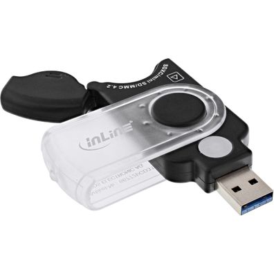 InLine Mobile Card Reader USB 3.0 - für SD/ SDHC/ SDXC - microSD