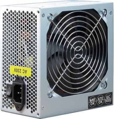 Inter-Tech SL-500 Plus, 500 W, 230 V, 50 - 60 Hz, 3 A, Aktiv, 120 W