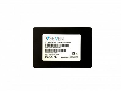 V7 V7SSD480GBS25E, 480 GB, 2.5", 520 MB/ s, 6 Gbit/ s