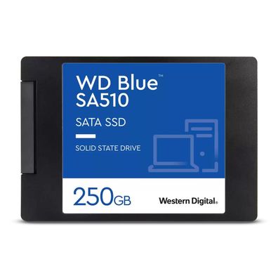 WD Blue SA510, 250 GB, 2.5", 555 MB/ s, 6 Gbit/ s