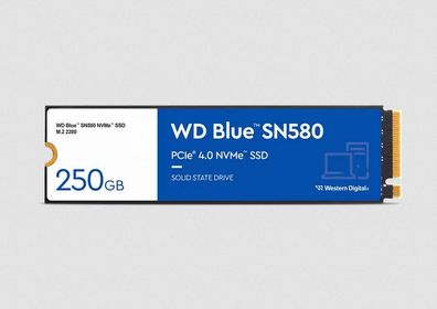WD Blue SN580, 250 GB, M.2, 4000 MB/ s