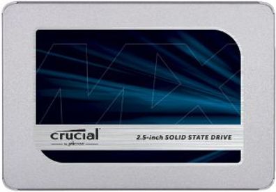 Crucial MX500, 500 GB, 2.5", 560 MB/ s, 6 Gbit/ s