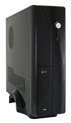 LC-Power LC-1400MI, Mini Tower, PC, Schwarz, micro ATX, Mini-ITX, Metall, 7,5 cm