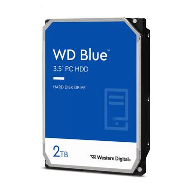 WD Blue WD20EARZ, 3.5", 2 TB, 5400 RPM