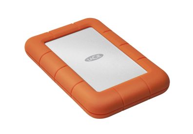 LaCie Rugged Mini, 1 TB, 2.5", 3.2 Gen 1 (3.1 Gen 1), 5400 RPM, Orange, Silber