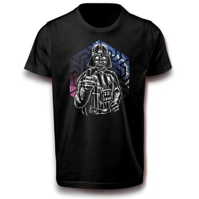 Dunkle Seite Science Fiction Humanoider Cyberpunk Weltall Krieger T-Shirt Baumwolle