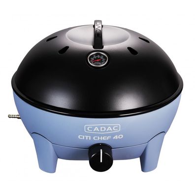 Cadac Citi Chef 40 Sky Blue, 30mbar Tragbarer Gasgrill 5610-20-15-EF