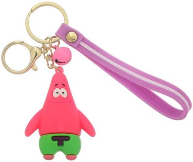 Patric Star Cartoon Schlüsselanhänger Schlüsselring SpongeBob Schlüsselbund Keychain