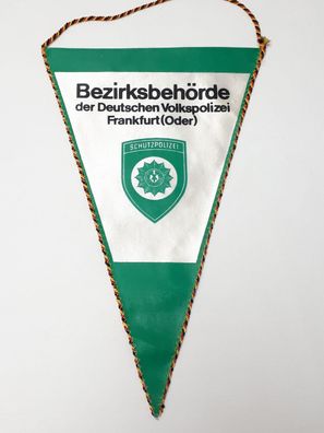 DDR Wimpel Bezirksbehörde Deutsche Volkspolizei Frankfurt/ Oder.