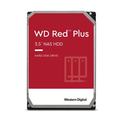 WD WD Red Plus, 3.5", 10 TB, 7200 RPM