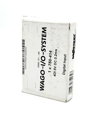 Wago 750-414 4-Kanal-Digitaleingang, DC 5 V, 0,2 ms