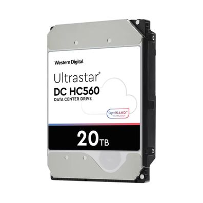 WD Ultrastar DC HC560, 3.5", 20 TB, 7200 RPM