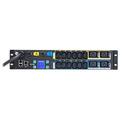 Eaton EMIH06, Messgerät, 2U, Einphasig, Rackmount, Horizontal/ Vertikal, Schwarz