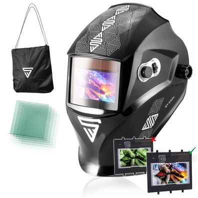 Stahlwerk Vollautomatik Schweißhelm ST-550L REAL COLOUR mit 3 in 1 Funktion