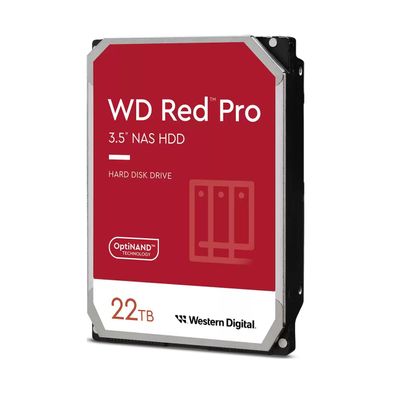 WD Red Pro, 3.5 Zoll, 22000 GB, 7200 RPM