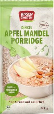 Rosengarten 3x Dinkel-Apfel-Mandel-Porridge 500g