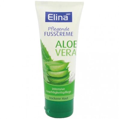 Elina med pflegende Fußcreme mit Aloe Vera 75 ml