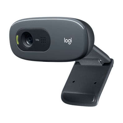 Logitech C270 HD, 3 MP, 1280 x 720 Pixel, 30 fps, 720p, 55°, USB 2.0