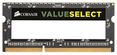 Corsair 4GB 1600MHz DDR3 SODIMM, 4 GB, 1 x 4 GB, DDR3, 1600 MHz, 204-pin SO-DIMM