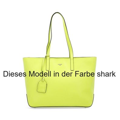 Picard Shopper hellgrau Universe shark 7197 Damen Schultertasche Rindsleder