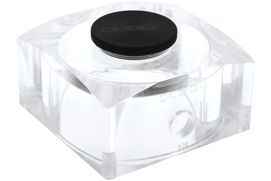 Alphacool 13187, Behälter, Schwarz, Transparent, 80 mm, 45 mm