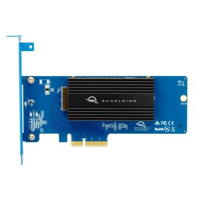 OWC Owcsacl1m, PCIe, M.2, Schwarz, Blau, Laptop, Aktivität, BSMI CE FCC RCM VCCI