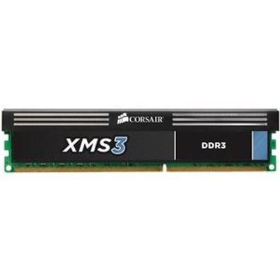 Corsair XMS3, 8GB, DDR3, 8 GB, 1 x 8 GB, DDR3, 1600 MHz, 240-pin DIMM