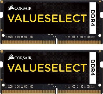 Corsair ValueSelect 16GB DDR4-2133, 16 GB, 2 x 8 GB, DDR4, 2133 MHz, 260-pin SO-DIMM