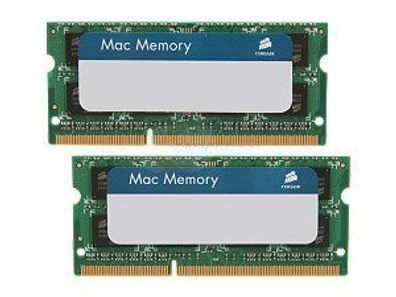 Corsair CMSA8GX3M2A1333C9, 8 GB, 2 x 4 GB, DDR3, 1333 MHz, 204-pin SO-DIMM, Grün