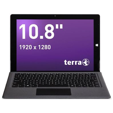 TERRA F1T Tastatur US, QWERTY, US Englisch, Touchpad, Wortmann, PAD 1062, Schwarz