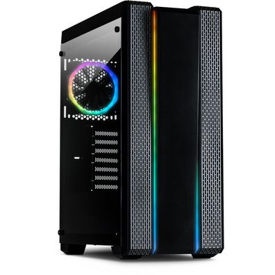 Inter-Tech S-3901 Impulse, Tower, PC, Schwarz, ATX, ITX, micro ATX, Gaming, Multi