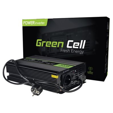 Green Cell INV07, Universal, Auto, 12 V, 300 W, 230 V, DC-to-AC