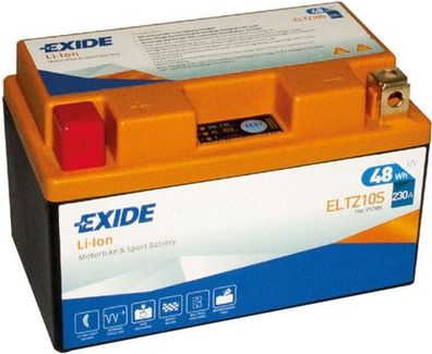 Exide ELTZ10S 12V 4Ah Lithium Motorradbatterie 230A LiIon