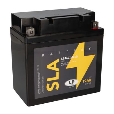 Batterie AGM SLA 12V 19Ah für Motorrad Startbatterie MS LB16CL-B (S)