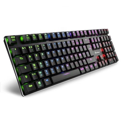 Sharkoon PureWriter RGB, USB, Mechanischer Switch, AZERTY, RGB-LED, Schwarz