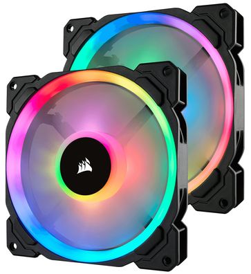 Corsair LL140 RGB, Ventilator, 14 cm, 600 RPM, 1300 RPM, 25 dB, 51,5 cfm