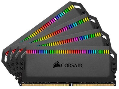 Corsair Dominator Platinum RGB, 32 GB, 4 x 8 GB, DDR4, 3200 MHz, 288-pin DIMM