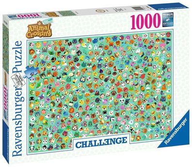 Ravensburger 17454 Animal Crossing Challenge 1000 Teile Puzzle