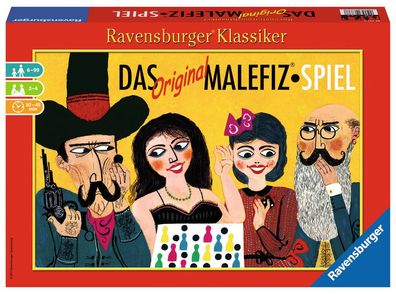 Ravensburger 26737 Das Original Malefiz Spiel, Familienspiel