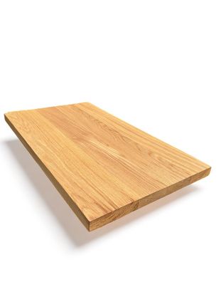 Eichenholz Tischplatte - Geradekante / 4cm Massivholz