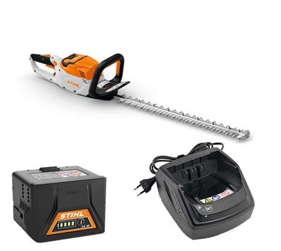 Stihl Akku-Heckenschere-Set HSA 60 Compact mit Akku AK 10 und Ladegerät AL 101