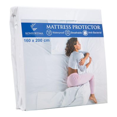 Konfortima Matratzen Schoner - 160x200cm - Bett Schutz Bezug Auflage wasserdicht