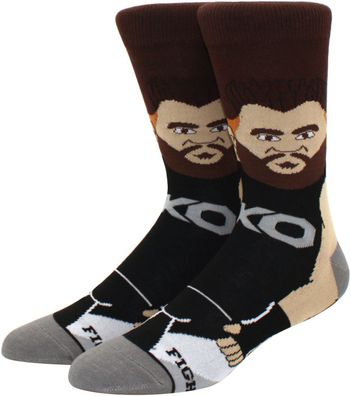 Kevin Yanick Steen „Kevin Owens“ WWE Socken - Wrestling Motivsocken in 3/4-Länge