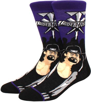 Mark William Calaway „The Undertaker“ WWE Socken - Wrestling Motivsocken in 3/4-Länge