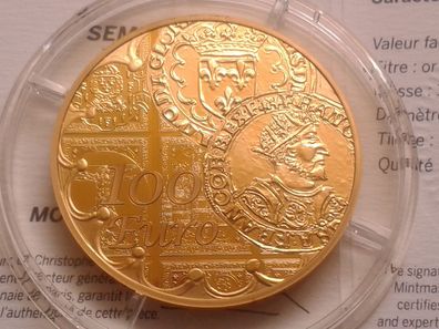 Original 100 euro 2016 PP Frankreich Säerin Teston La Semeuse 17g 920er Gold