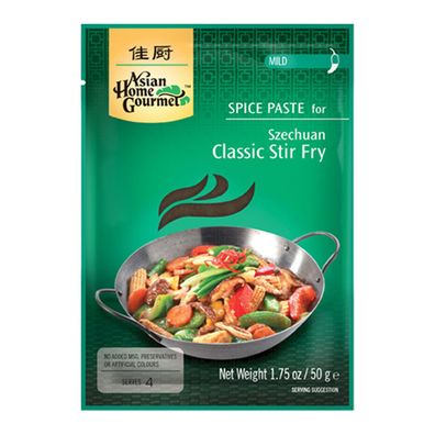 Asian Home Gourmet Würzpaste für Asian Szechuan Stir Fry 50g