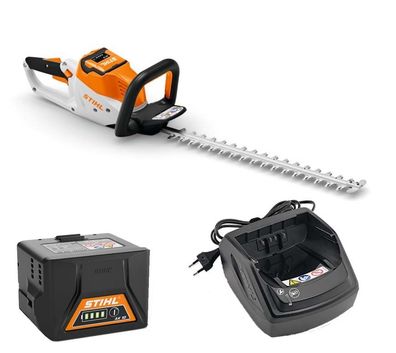 Stihl Akku-Heckenschere-Set HSA 50 Compact mit Akku AK 10 und Ladegerät AL 101